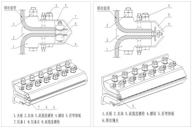 鋼絲膠帶斗式提升機結構 鋼絲膠帶斗式提升機結構